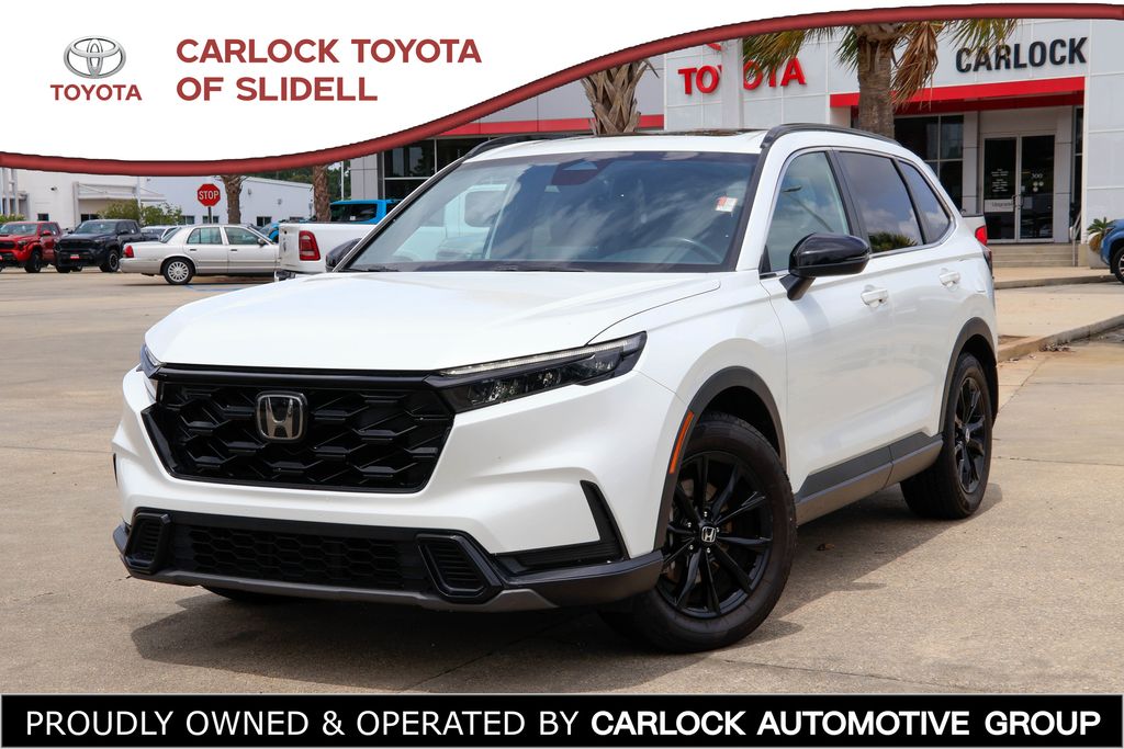 White 2023 Honda CR-V Hybrid SUV / Crossover Front-Wheel Drive Continuously Variable Transmission