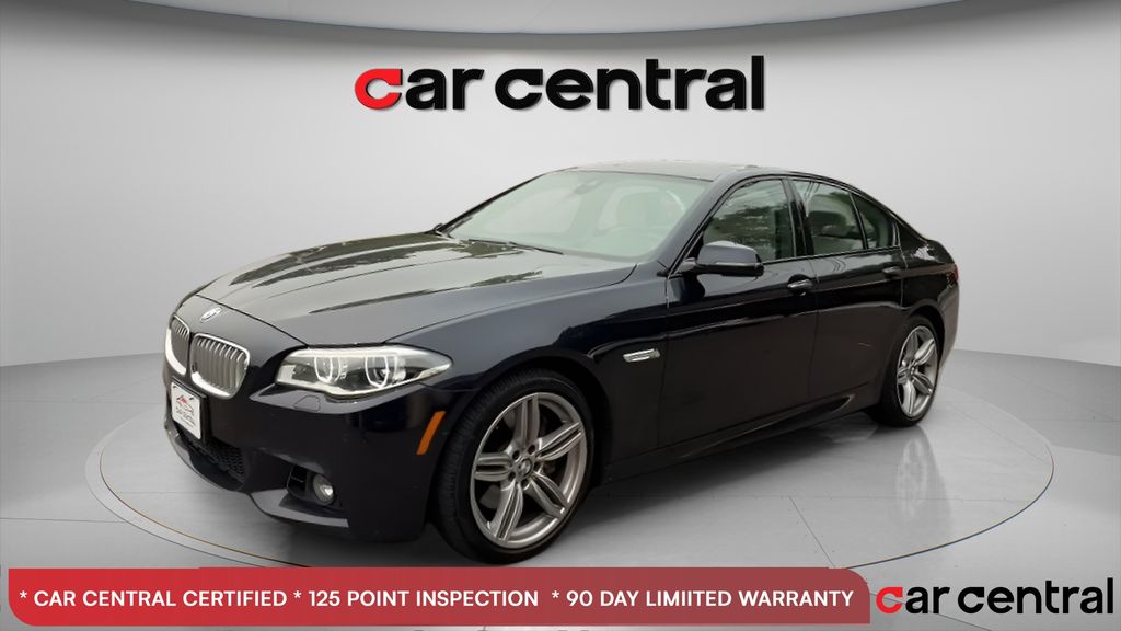 Carbon Black Metallic 2015 BMW 5 Series Sedan All-Wheel Drive 8-Speed Automatic
