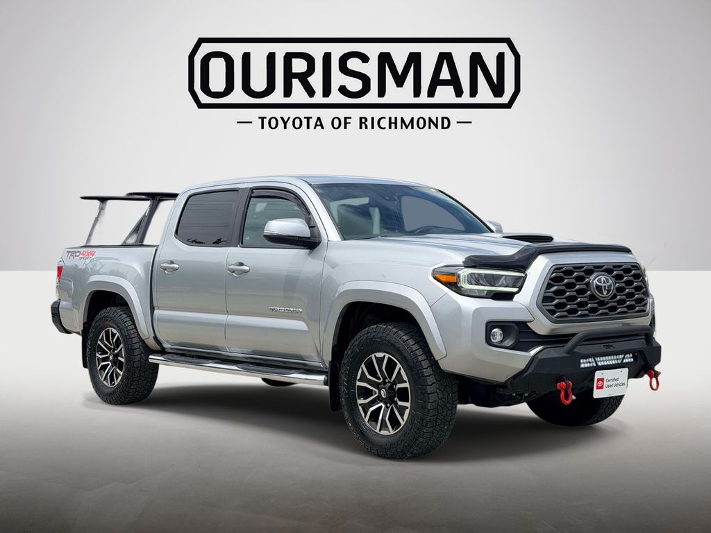 Celestial Silver Metallic 2022 Toyota Tacoma Pickup Truck Four-Wheel Drive 6-Speed Automatic