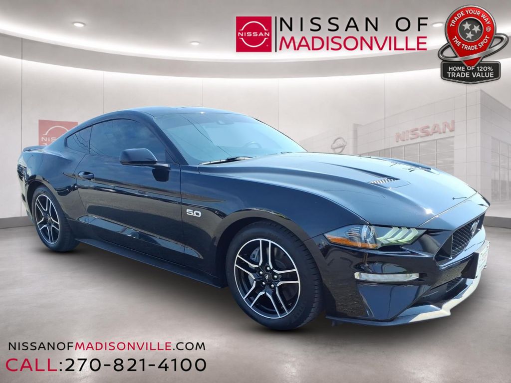 Shadow Black 2022 Ford Mustang Coupe Rear-Wheel Drive 6-Speed Manual