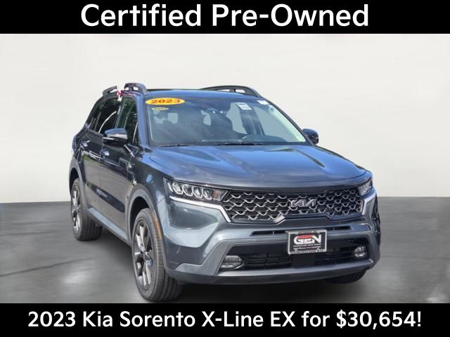 Gravity Gray 2023 Kia Sorento SUV / Crossover All-Wheel Drive 8-Speed Dual Clutch