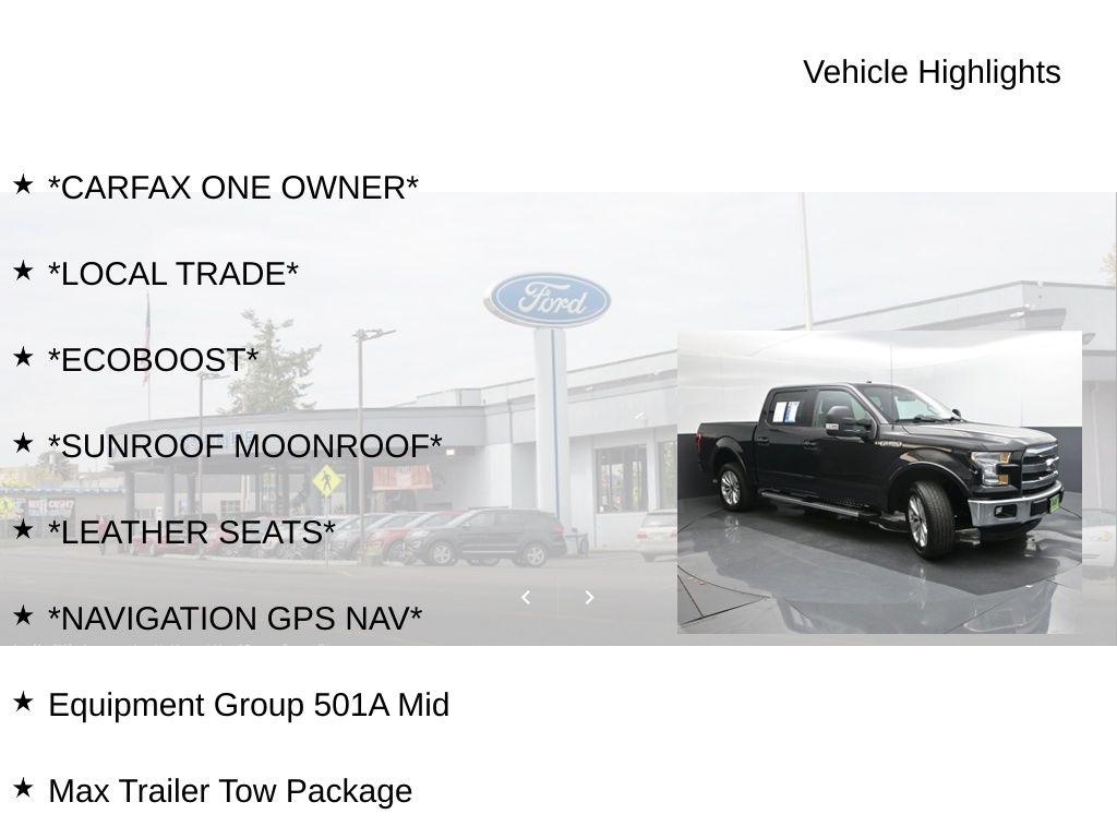 2015 Ford F-150 LARIAT