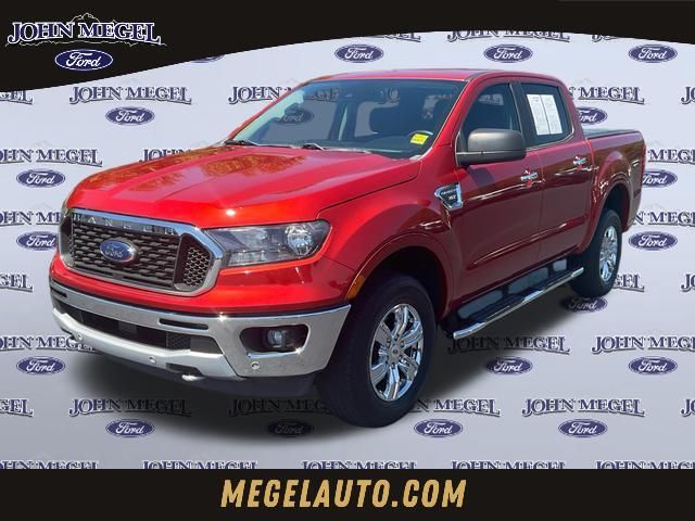Chili Pepper Red 2019 Ford Ranger XLT SuperCrew RWD Pickup Truck 4X2 Automatic