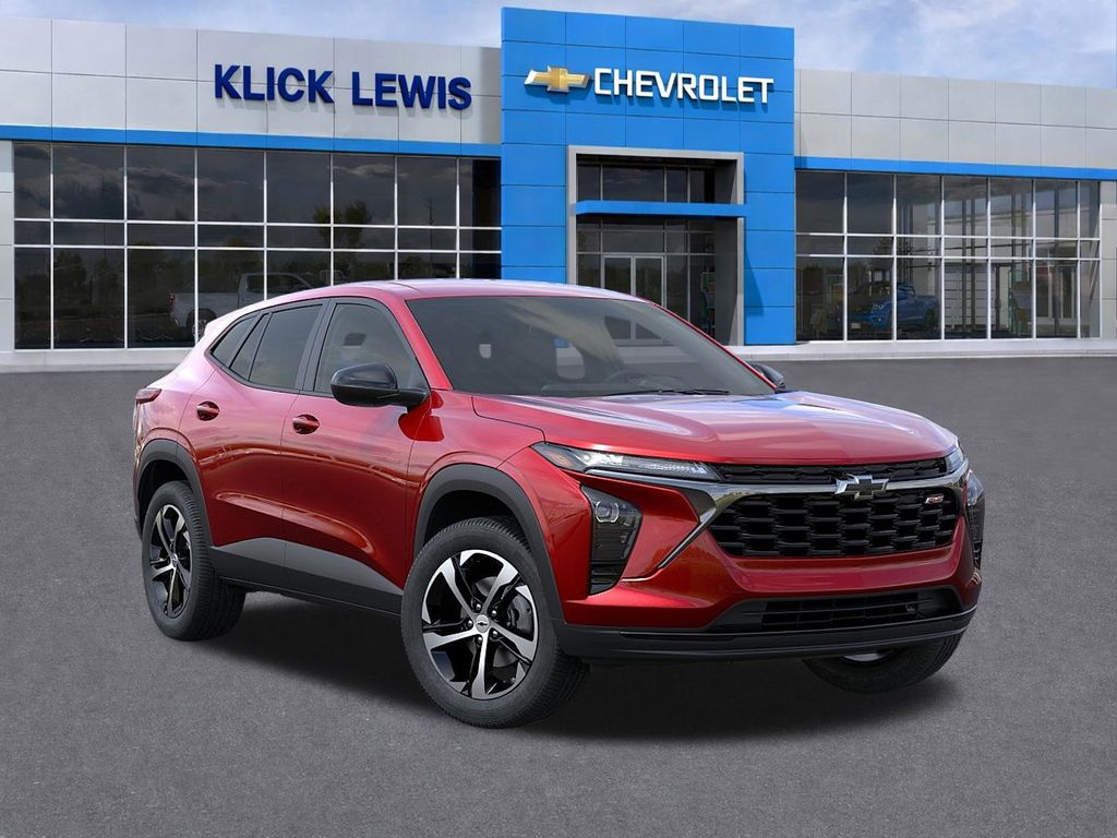 2026 Chevrolet Trax 1RS Red at Klick Lewis Buick Chevrolet