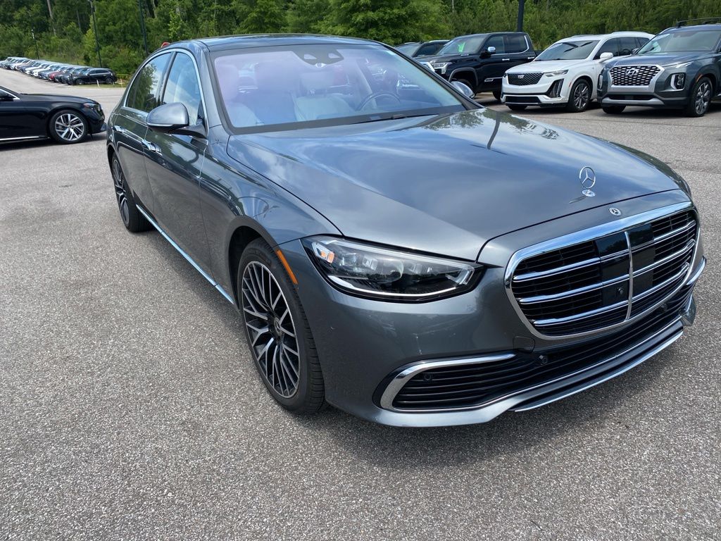 Selenite Gray Metallic 2021 Mercedes-Benz S-Class S 580 Sedan 4MATIC Sedan All-Wheel Drive 9-Speed Automatic