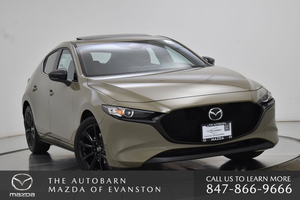 Zircon Sand Metallic 2025 Mazda MAZDA3 Hatchback All-Wheel Drive 6-Speed Automatic