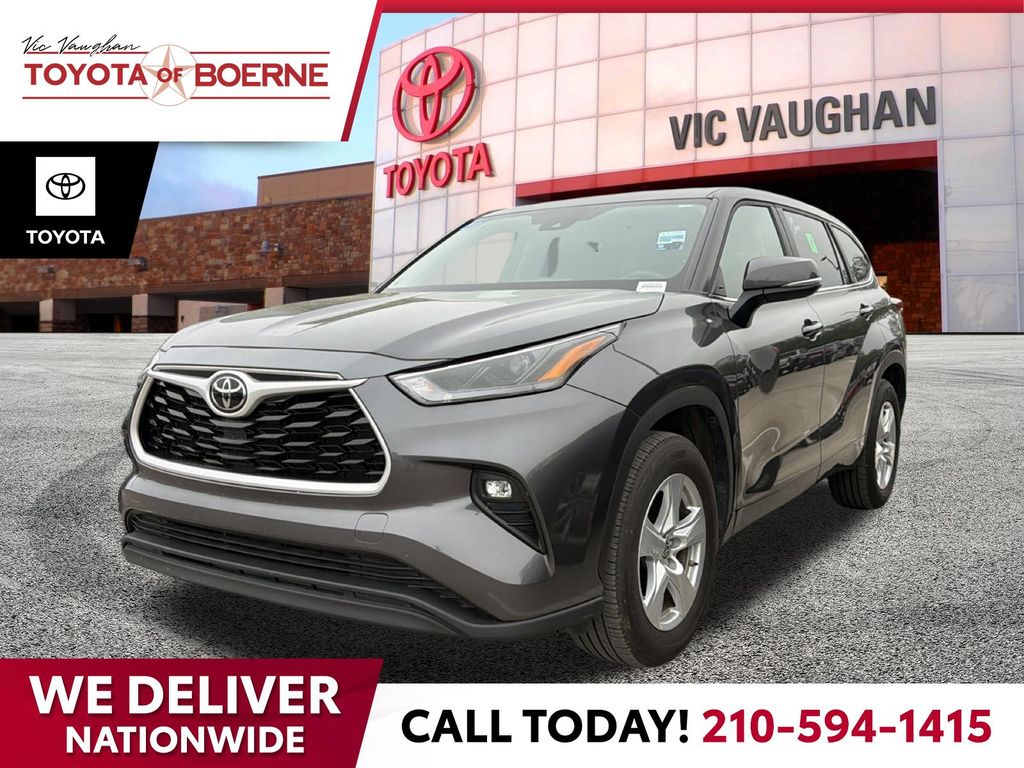 Gray 2025 Toyota Highlander LE FWD SUV / Crossover Front-Wheel Drive 8-Speed Automatic