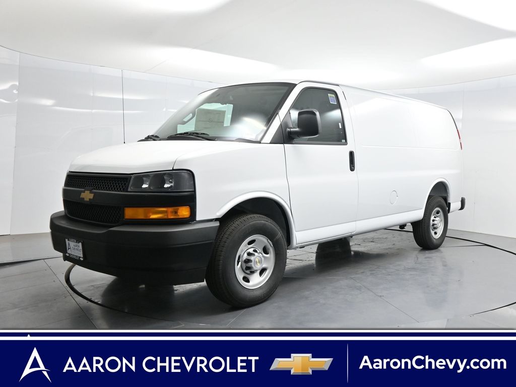 Summit White 2026 Chevrolet Express Cargo Van Rear-Wheel Drive 