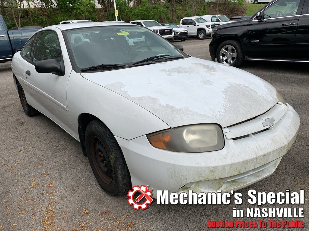 Olympic White 2003 Chevrolet Cavalier Coupe FWD Coupe Front-Wheel Drive 4-Speed Automatic Overdrive