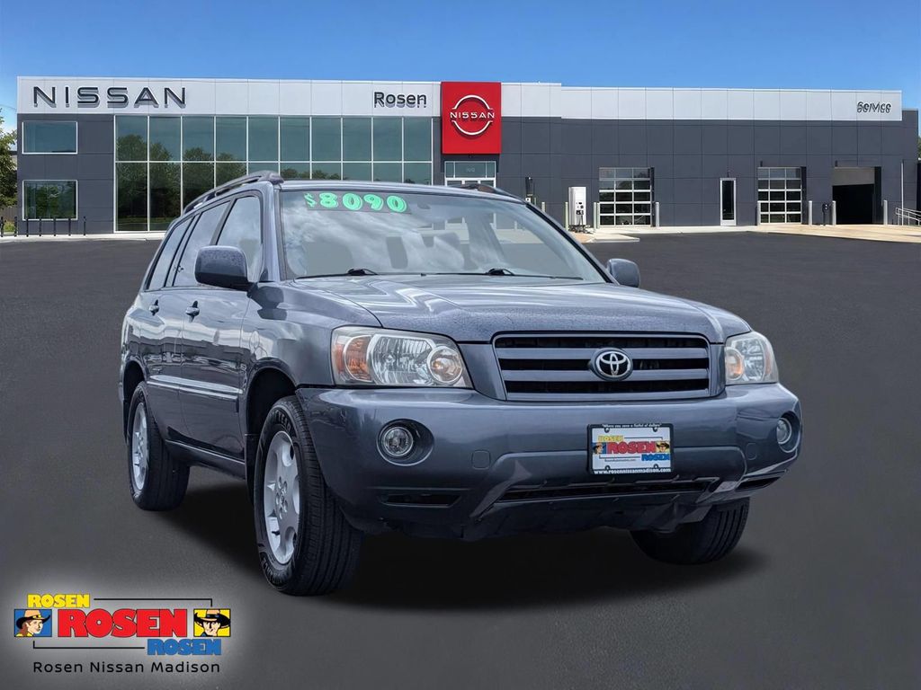 Bluestone Metallic 2007 Toyota Highlander SUV / Crossover All-Wheel Drive 5-Speed Automatic Overdrive