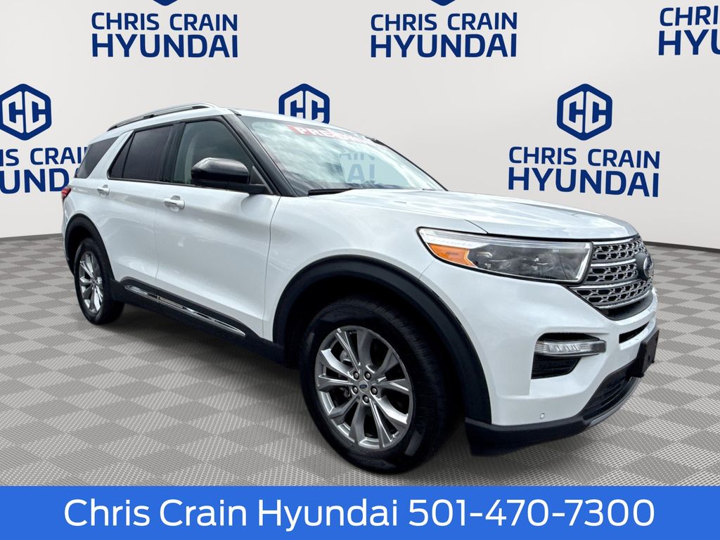 Oxford White 2023 Ford Explorer SUV / Crossover All-Wheel Drive Automatic