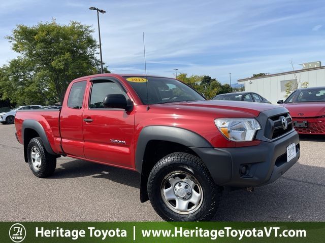 Red 2013 Toyota Tacoma Pickup Truck Four-Wheel Drive 4-Speed Automatic Overdrive