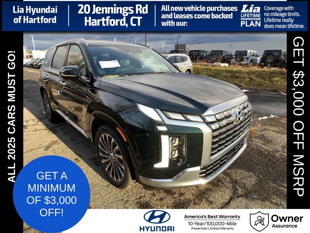 Robust Emerald 2025 Hyundai Palisade Calligraphy AWD SUV / Crossover All-Wheel Drive 8-Speed Automatic