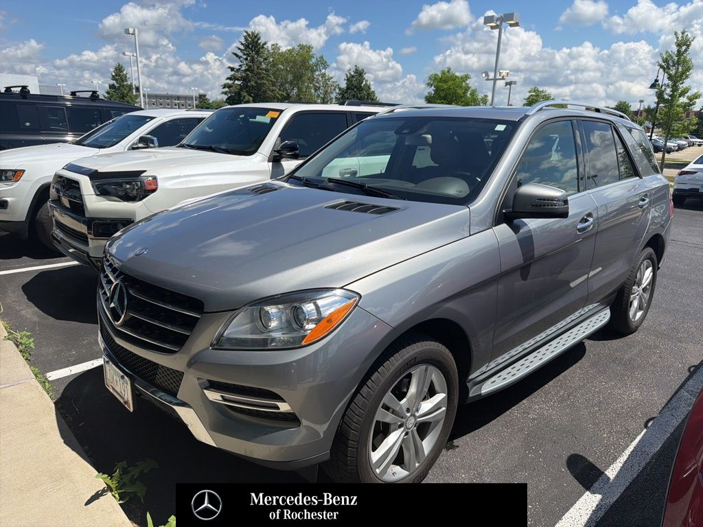 Gray 2015 Mercedes-Benz M-Class ML 350 4MATIC SUV / Crossover All-Wheel Drive 7-Speed Automatic