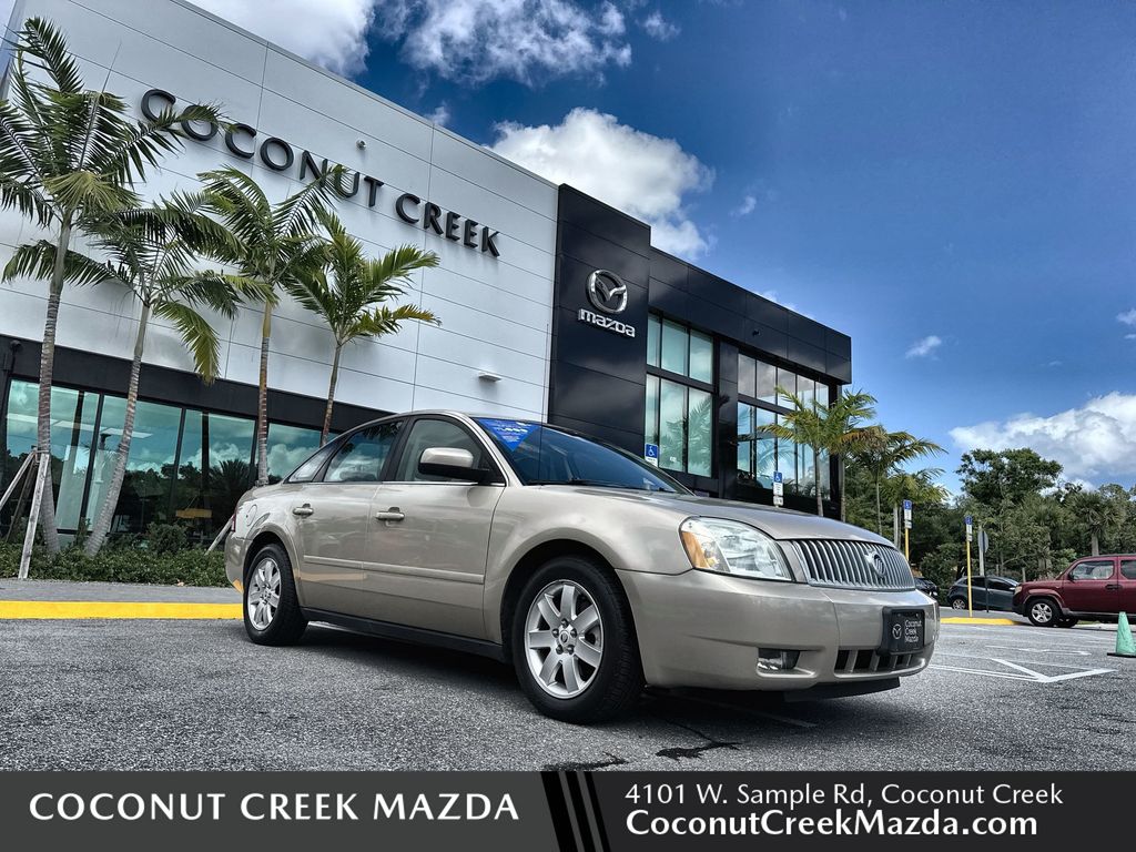 Dark Shadow Gray Clearcoat Metallic 2006 Mercury Montego Luxury Sedan Front-Wheel Drive 6-Speed Automatic