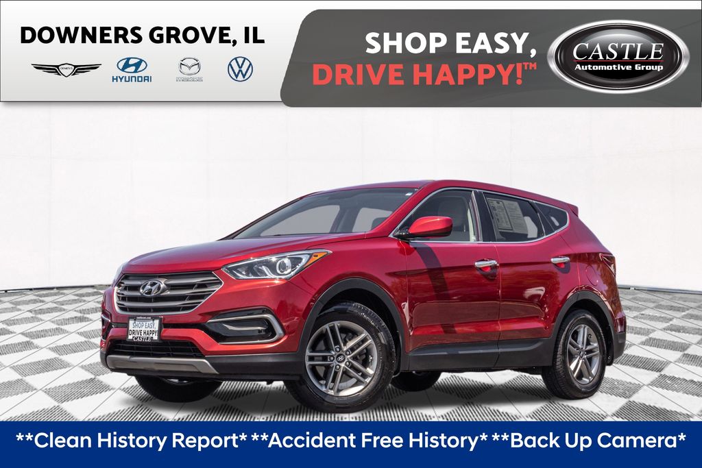 Serrano Red 2017 Hyundai Santa Fe Sport SUV / Crossover Front-Wheel Drive 6-Speed Automatic