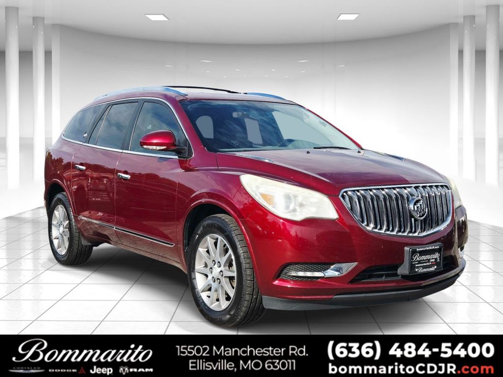 Crimson Red 2016 Buick Enclave SUV / Crossover Front-Wheel Drive 6-Speed Automatic Overdrive