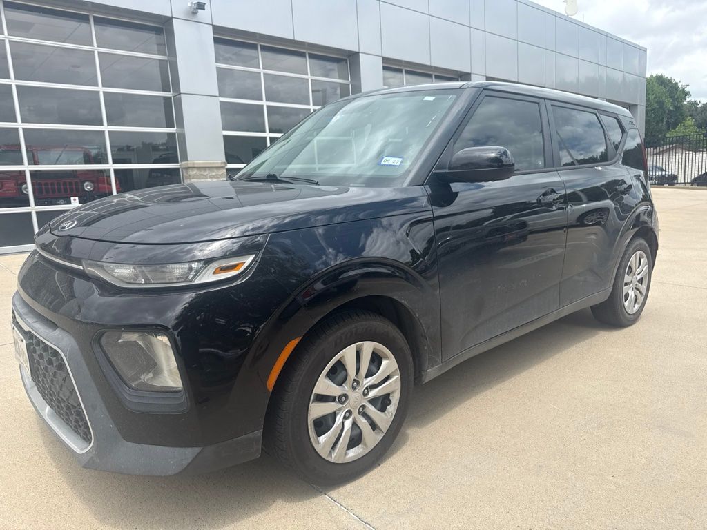 Cherry Black 2020 Kia Soul LX FWD SUV / Crossover Front-Wheel Drive Continuously Variable Transmission