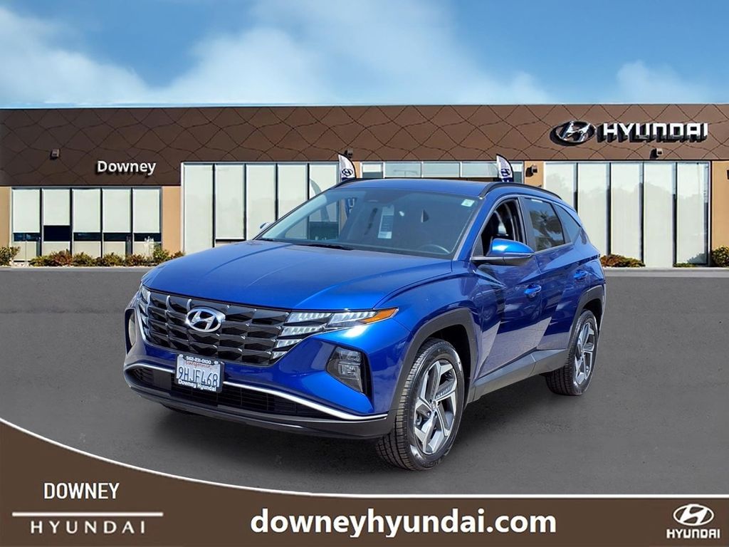 Intense Blue 2023 Hyundai Tucson SEL AWD SUV / Crossover All-Wheel Drive 8-Speed Automatic