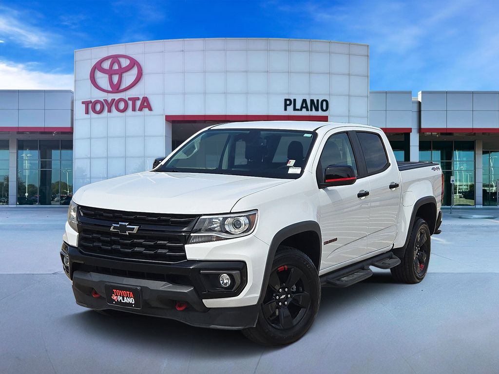 Summit White 2021 Chevrolet Colorado Pickup Truck Four-Wheel Drive 8-Speed Automatic