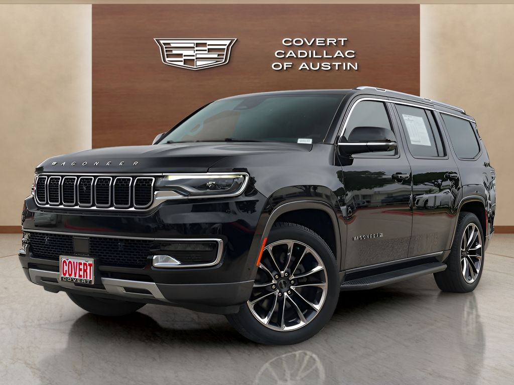 Diamond Black Crystal Pearlcoat 2022 Jeep Wagoneer Series II RWD SUV / Crossover 4X2 8-Speed Automatic
