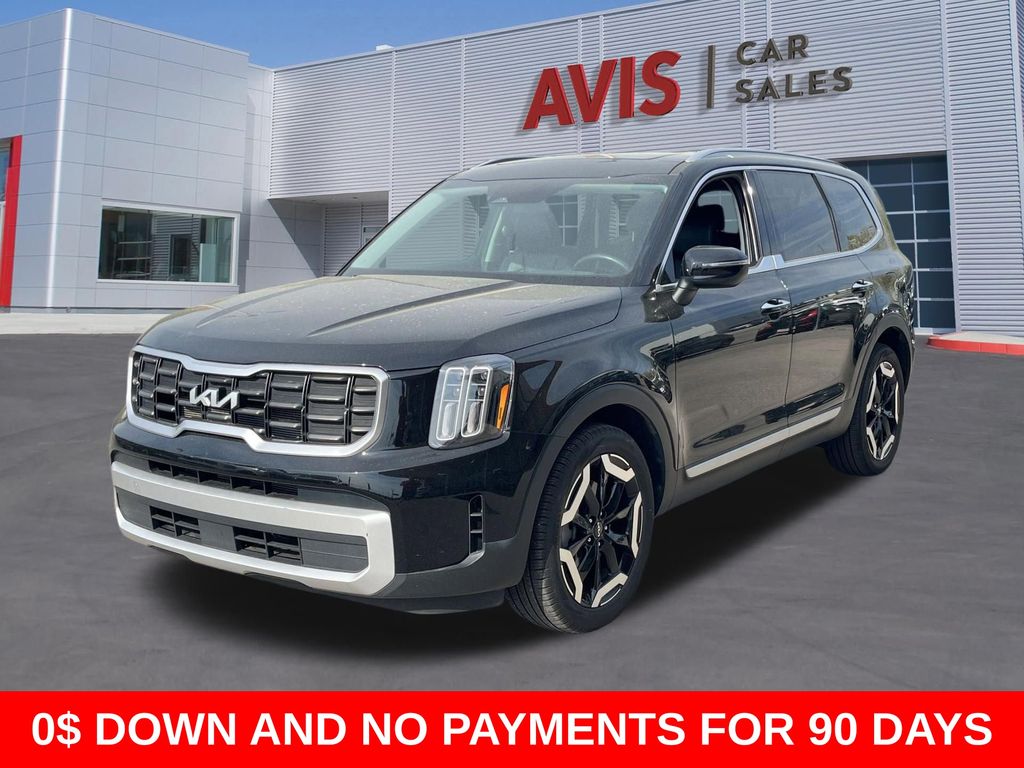 Ebony Black 2025 Kia Telluride S AWD SUV / Crossover All-Wheel Drive 8-Speed Automatic