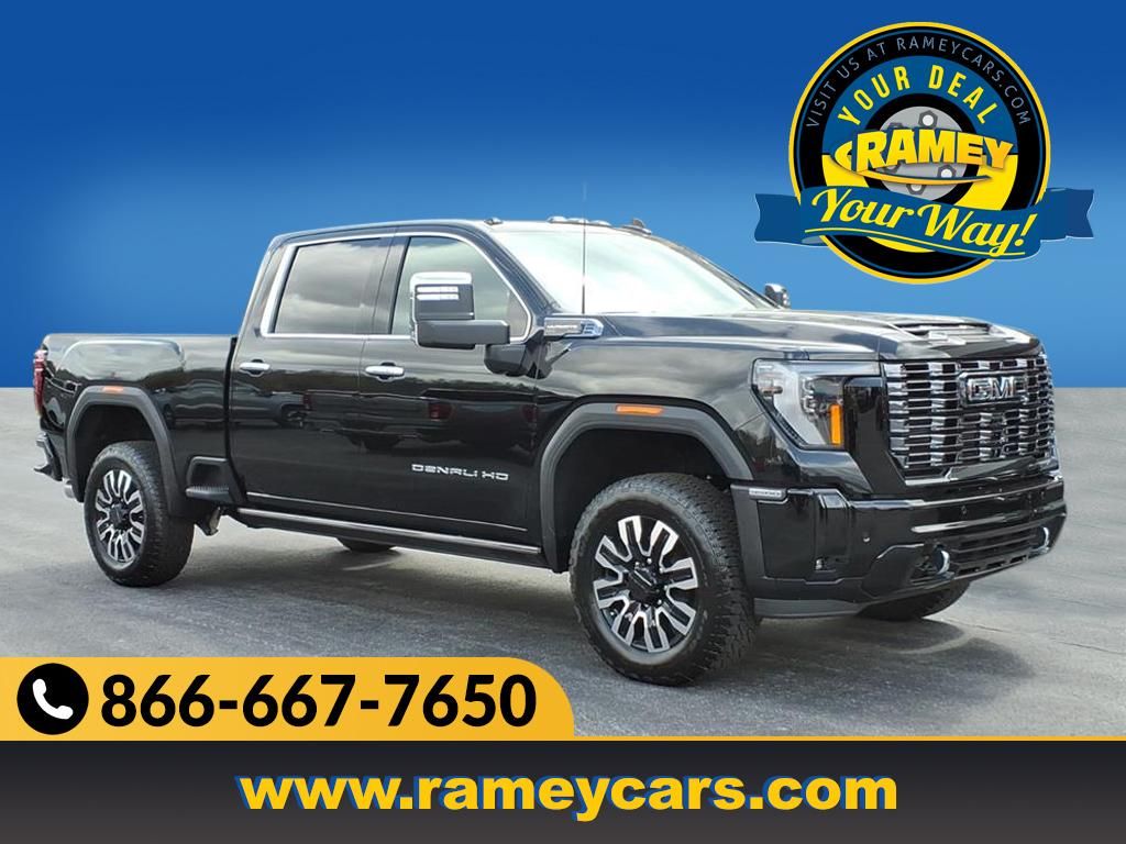 Onyx Black 2026 GMC Sierra 3500HD Denali Ultimate Crew Cab 4WD Pickup Truck Four-Wheel Drive Automatic