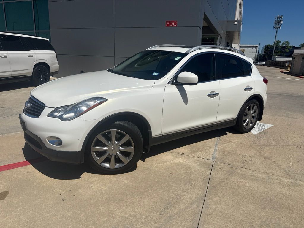 Moonlight White 2013 INFINITI EX37 SUV / Crossover Rear-Wheel Drive 7-Speed Automatic