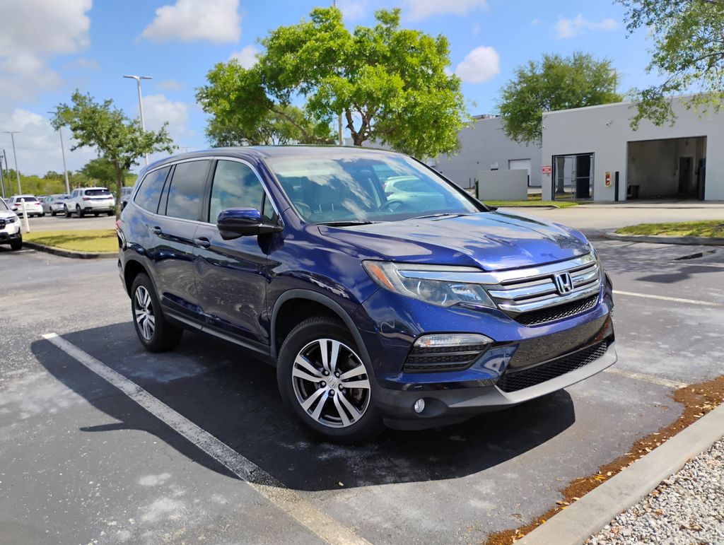 Black (Obsidian Blue Pearl) 2017 Honda Pilot EX AWD SUV / Crossover All-Wheel Drive 6-Speed Automatic