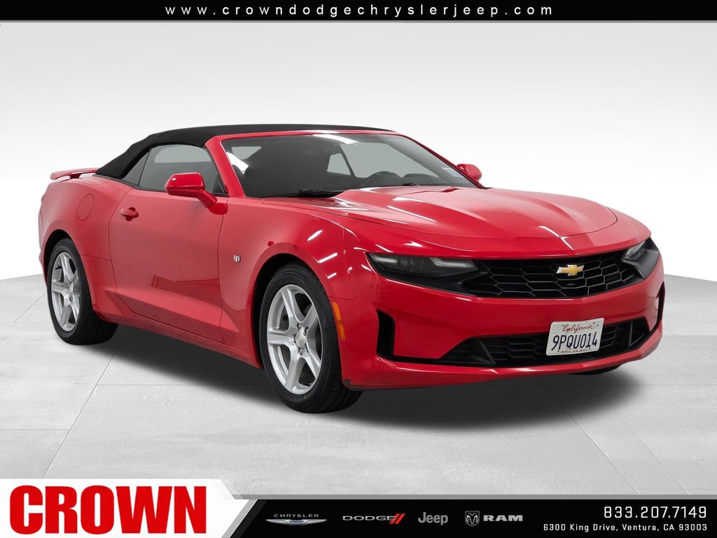 Red Hot 2023 Chevrolet Camaro Convertible Rear-Wheel Drive 8-Speed Automatic