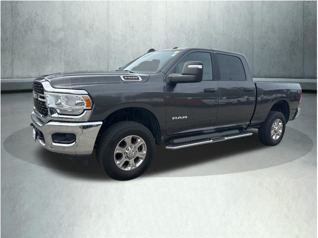 Gray (Granite Crystal Metallic Clearcoat) 2024 RAM 2500 Pickup Truck Four-Wheel Drive 8-Speed Automatic