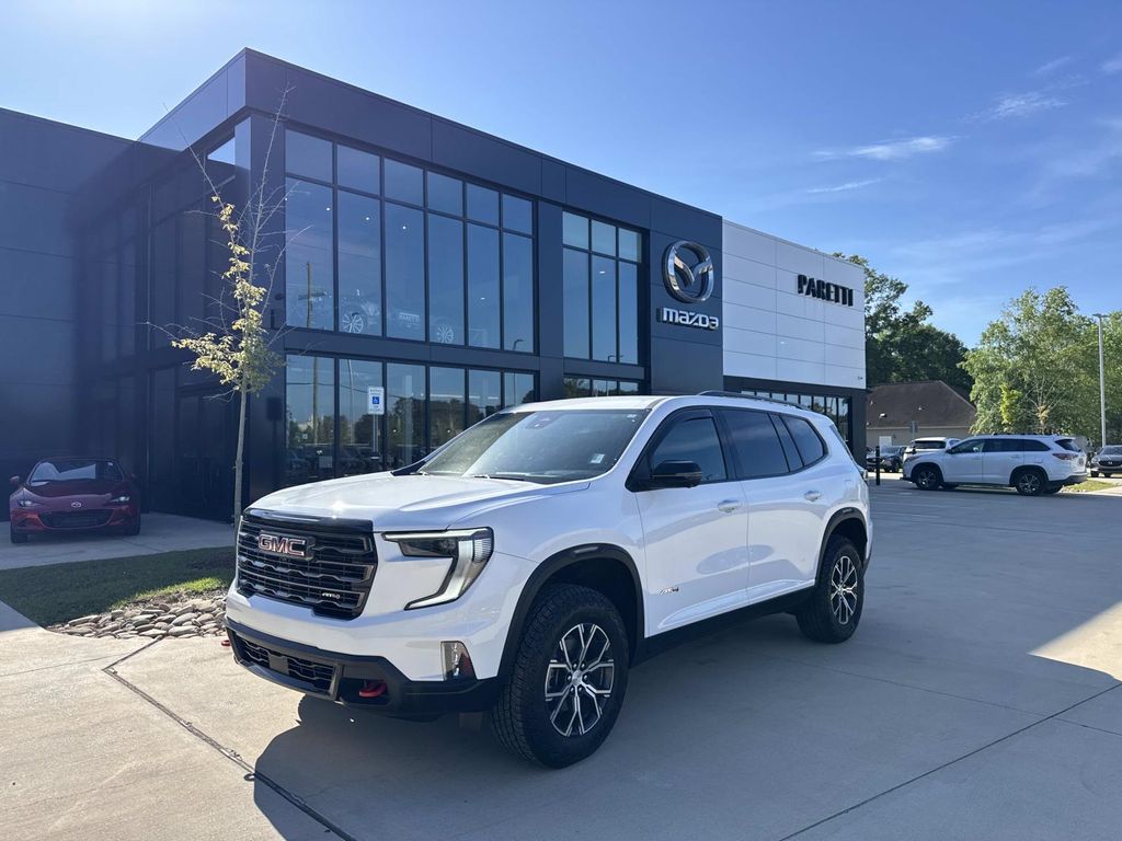 Summit White 2024 GMC Acadia AT4 AWD SUV / Crossover Four-Wheel Drive 8-Speed Automatic