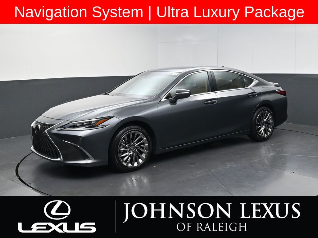 Cloudburst Gray 2025 Lexus ES Hybrid Sedan Front-Wheel Drive Continuously Variable Transmission