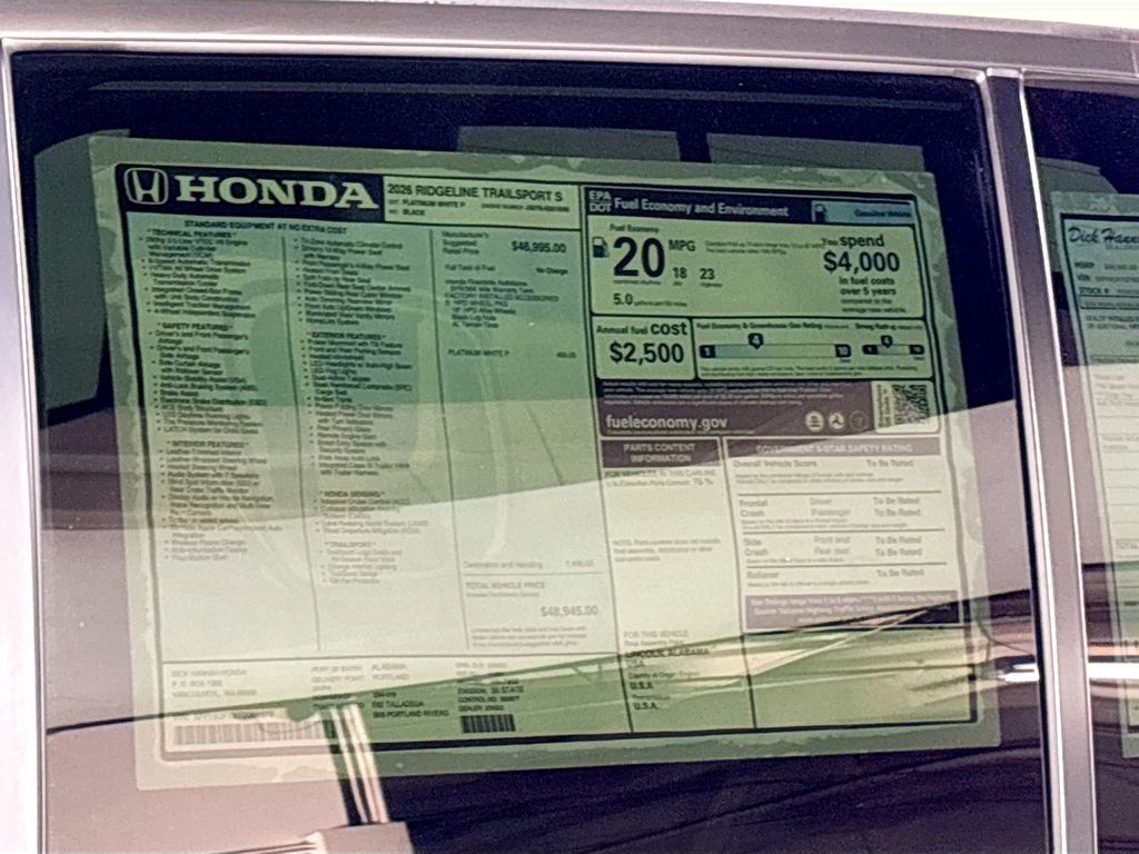 2026 Honda Ridgeline TrailSport+