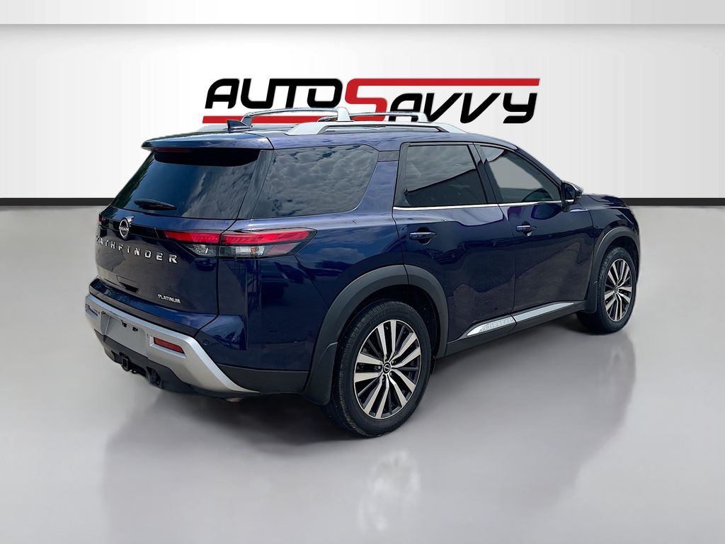 Used 2022 Blue Nissan Platinum image 7