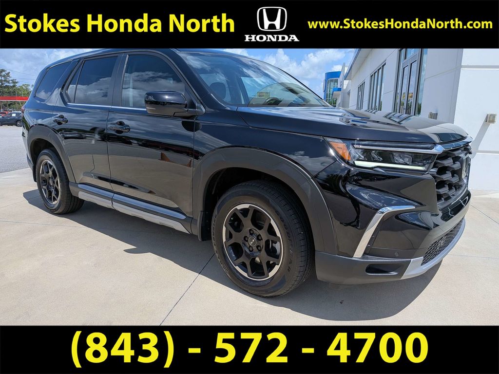 2025 Honda Pilot EX-L Black at Stokes Honda North
