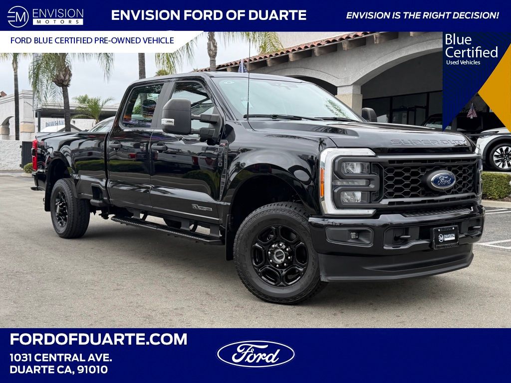 Black Metallic 2023 Ford F-350 Super Duty Pickup Truck Four-Wheel Drive Automatic