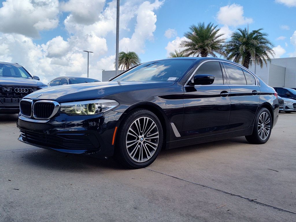 Black Sapphire Metallic 2019 BMW 5 Series Sedan Rear-Wheel Drive 8-Speed Automatic