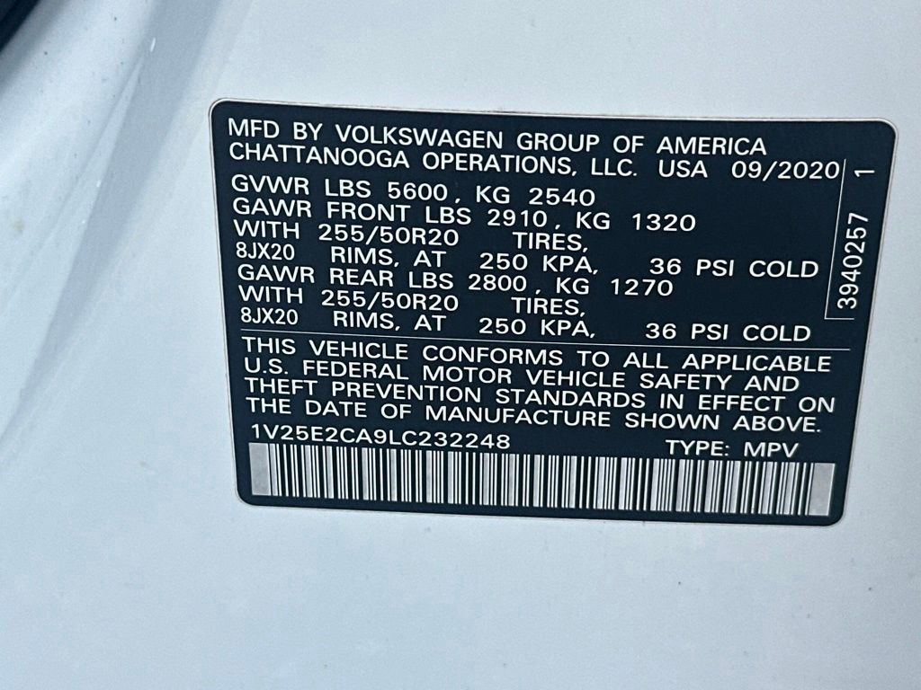 Used 2020 Volkswagen Atlas Cross Sport SUV