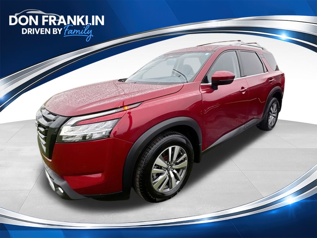 Red (Scarlet Ember Tintcoat) 2022 Nissan Pathfinder SUV / Crossover All-Wheel Drive 9-Speed Automatic