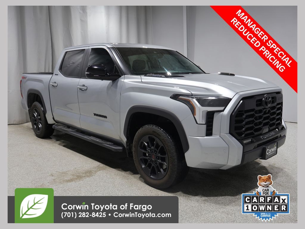 Celestial Silver Metallic 2024 Toyota Tundra Hybrid Pickup Truck Four-Wheel Drive Automatic