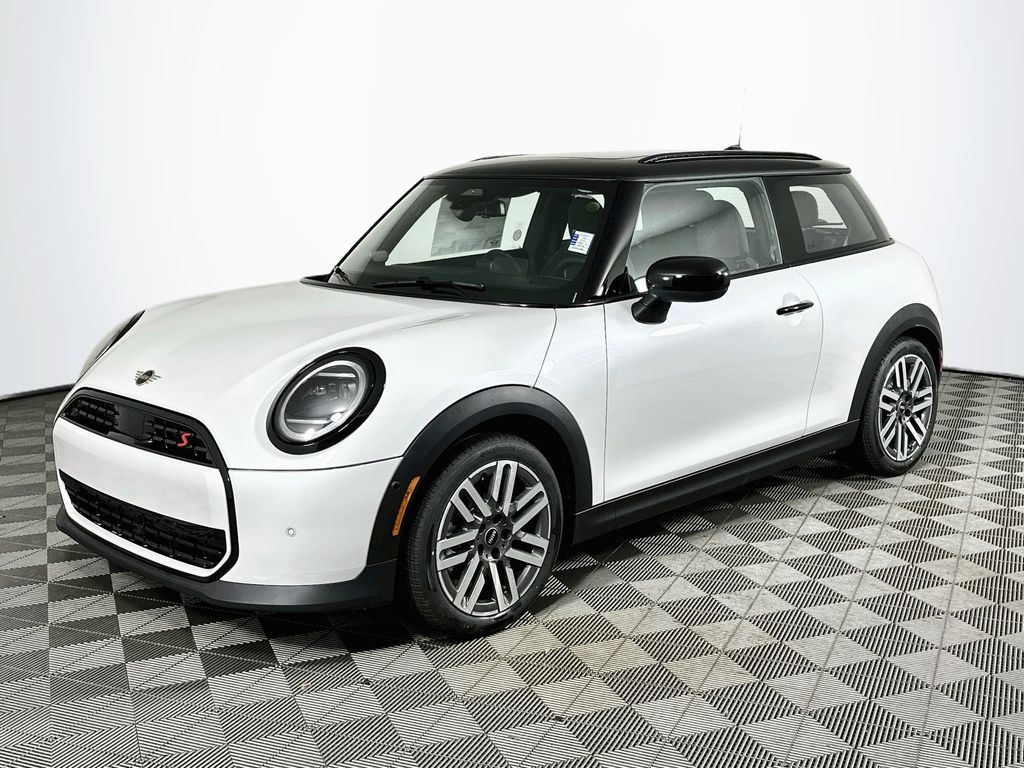 White Metallic 2026 MINI Cooper Hatchback Front-Wheel Drive 7-Speed Automatic