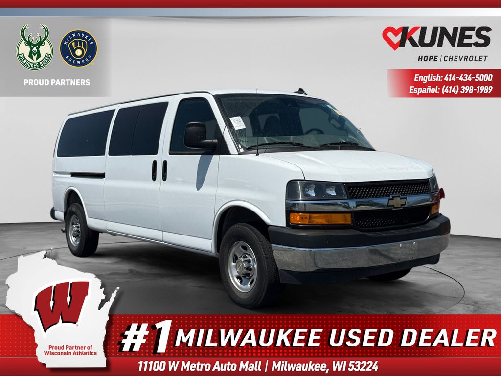 Summit White 2025 Chevrolet Express Van Rear-Wheel Drive 8-Speed Automatic Overdrive