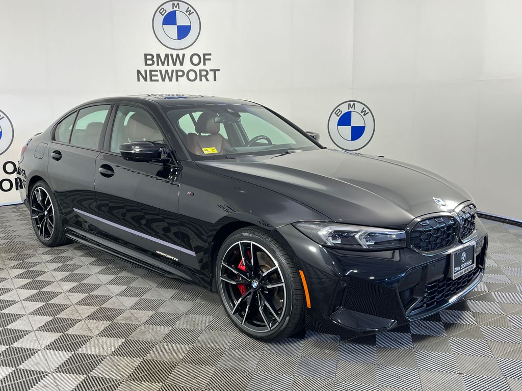 Black Sapphire Metallic 2024 BMW 3 Series Sedan All-Wheel Drive 8-Speed Automatic