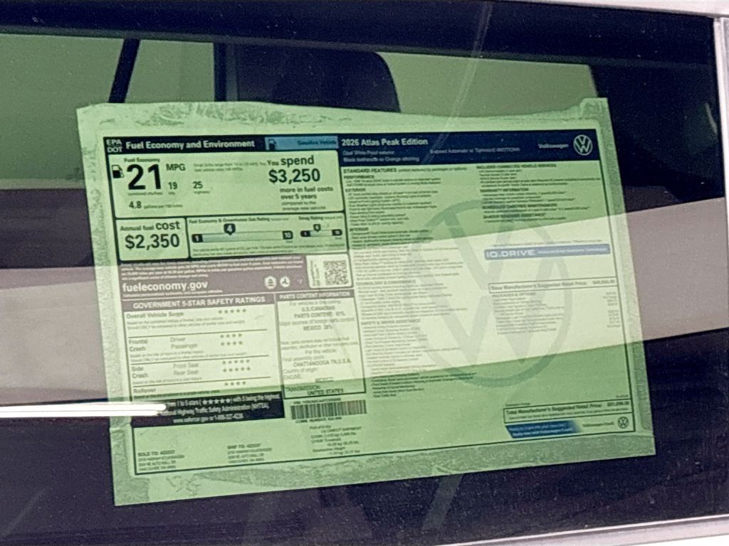 2026 Volkswagen Atlas 2.0T Peak Edition