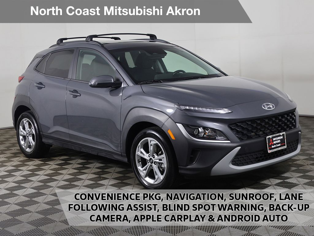 Ecotronic Gray 2023 Hyundai Kona SUV / Crossover All-Wheel Drive Continuously Variable Transmission