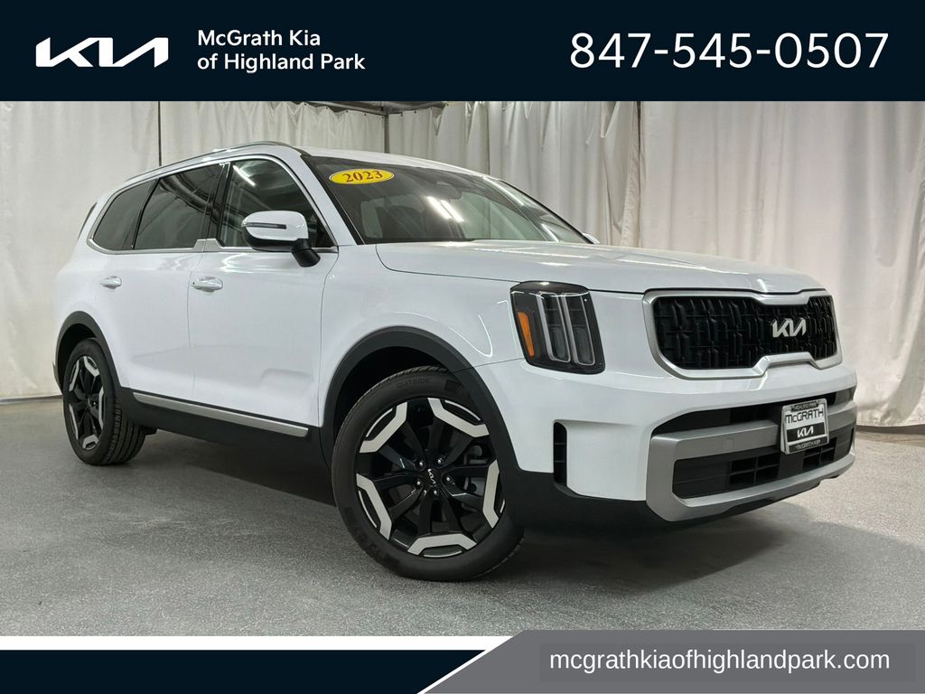 Glacial White Pearl 2023 Kia Telluride SUV / Crossover All-Wheel Drive 8-Speed Automatic