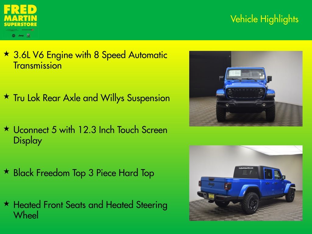 new 2026 Jeep Gladiator car, priced at $45,944