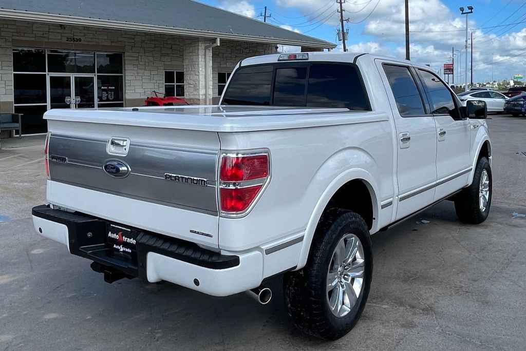 2013 Ford F-150 Platinum White at Bayway Cadillac of The Woodlands