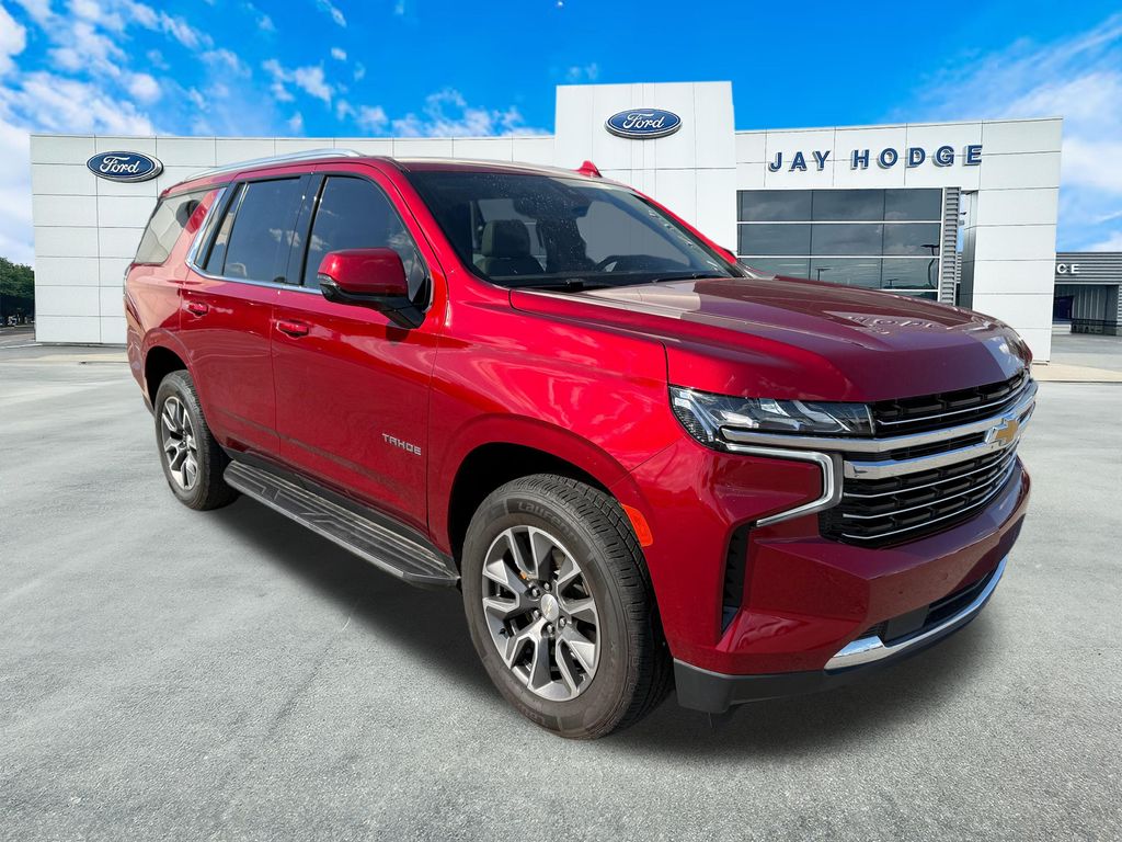 Cherry Red Tintcoat 2021 Chevrolet Tahoe LT RWD SUV / Crossover 4X2